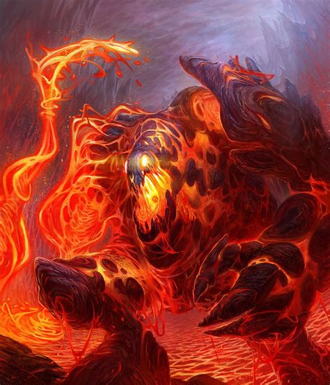 Cherufe Elementalhuge These Lazy Lava Horrors Are Said To Be The