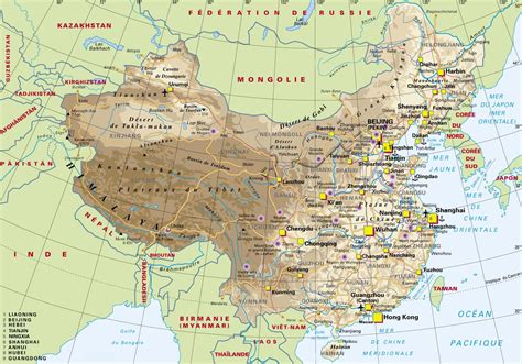 Carte De Chine ≡ Voyage Carte Plan