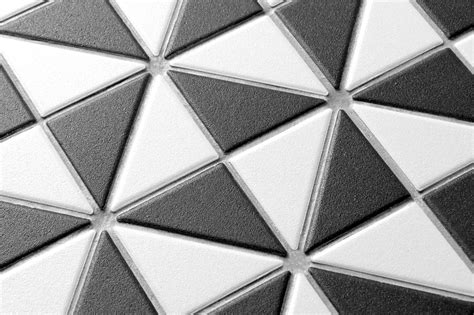 Castle Unglazed 2 Multi Windmill Pattern Black And White Geometric