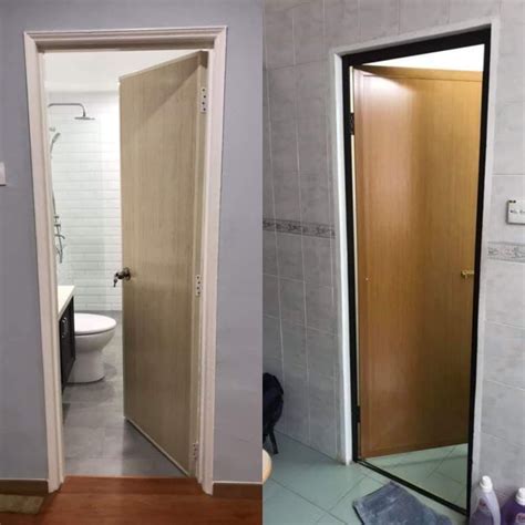 Alhamdulillah semalam pintu bilik air dapur telah selamat ditukar dengan pintu yang baru. Pintu Bilik Air Aluminium | Desainrumahkeren.com