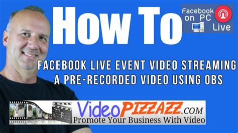 Facebook Live Event Video Streaming A Pre Recorded Video