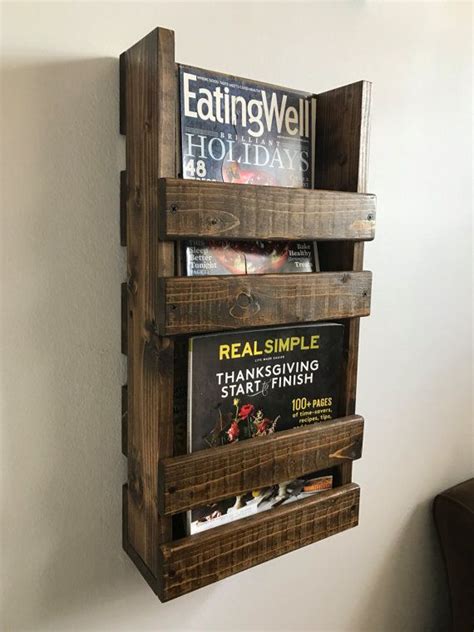 Rustic Magazine Rack Photos Cantik