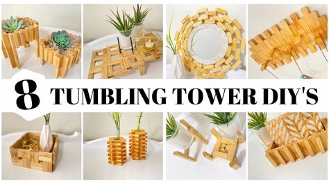 Tumbling Tower Diys Jenga Block Diys Dollar Tree Tumbling Tower