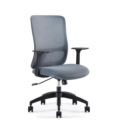 Sunon Office Chair Mid Back Mesh Computer Chair With Fixed Armrest