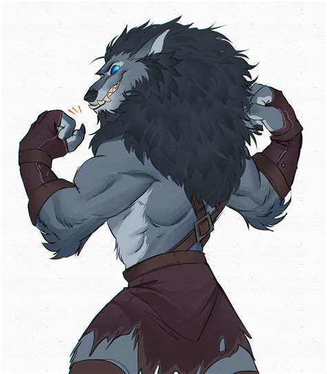 Worgen Anthro Furry Anime Furry Furry Comic