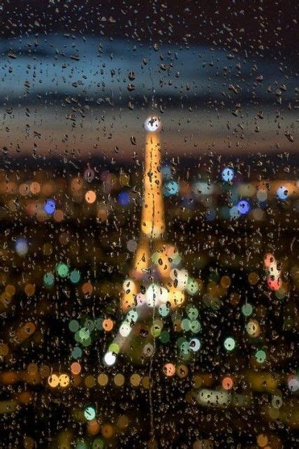 Paris Rainy Paris Eiffel Tower
