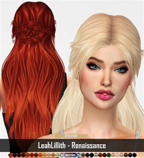 Leahlillith Lala Hair Recolor At Redheadsims The Sims
