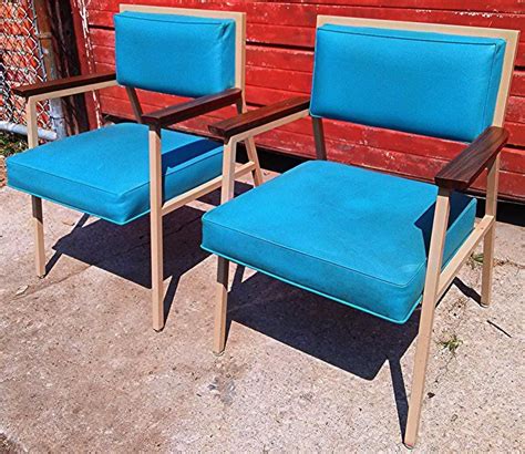 Retro made modern is what best describes our velvet armchair merle. PAIR OF VINTAGE Retro 1960's TURQUOISE STEELCASE CHAIR MID ...