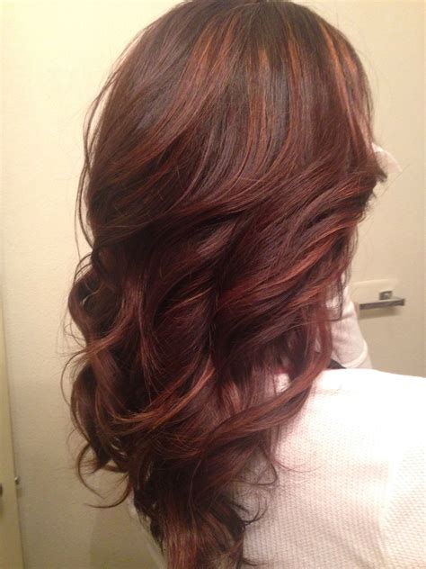 Best 25 Brown Hair Red Highlights Ideas On Pinterest Brown Hair With