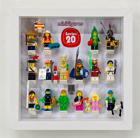 Display Frame Case For Lego Series 20 Minifigures Cmf 71027 No Figures