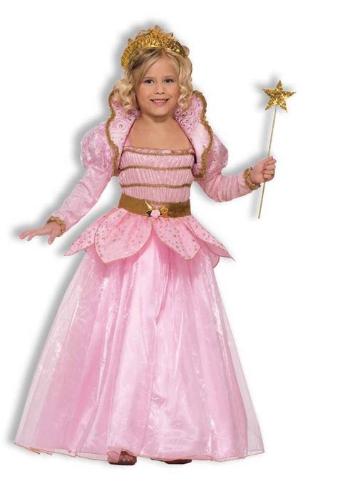Little Pink Princess Glenda Good Witch Girls Kids Fairy Costume