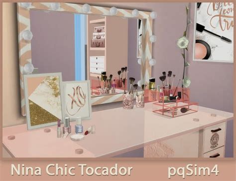 Nina Chic Tocador Sims 4 Custom Content Sims 4 Bedroom Sims 4 Cc