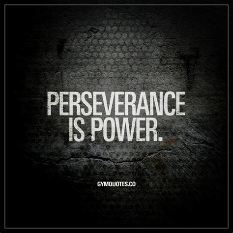 Perseverance Is Power The Worlds Best Motivational Gym Quotes