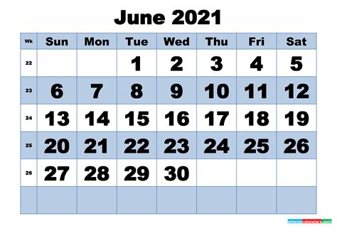 2021 Calendar With Week Number Printable Free 2021 Printable Yearly