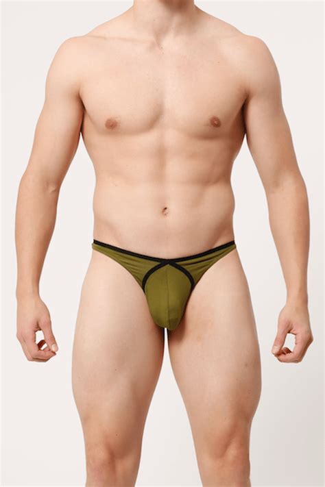 Extreme Collection Army Green Linea Thong Cheapundies