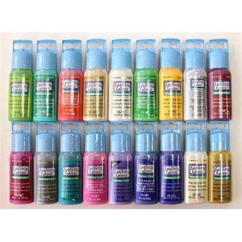 Martha Stewart Crafts Frost Translucent Glass Paint In Assorted Colors