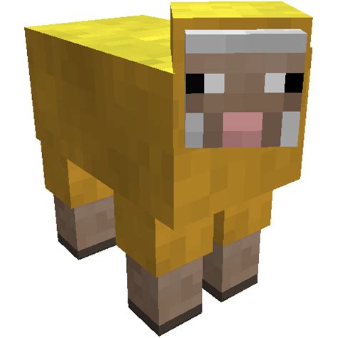 Orange Sheep Minecraft