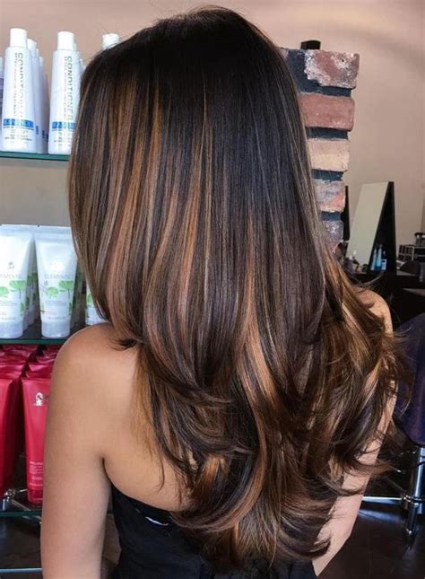 Honey Brown Hair Color With Caramel Highlights