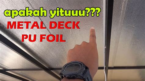Metal Deck Pu Foil Youtube