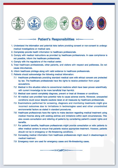 Declaration Of Patients Rights And Responsibilities Bangkok Hospital