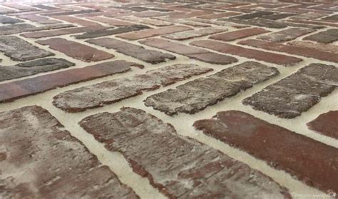 A Review Of Our Brick Flooring One Year Later Brick Flooring Brick