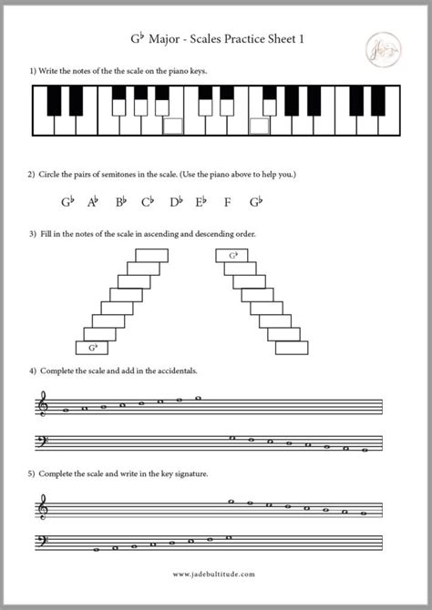 Grade 5 Music Theory Worksheets Jade Bultitude