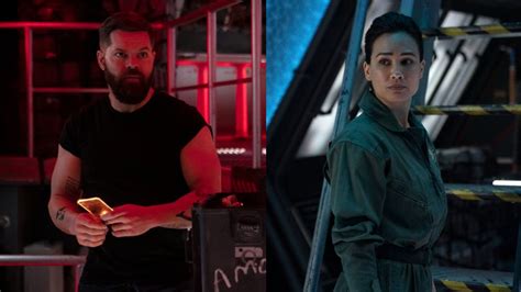 The Expanse Wes Chatham And Nadine Nicole Talk Amos Peaches And The