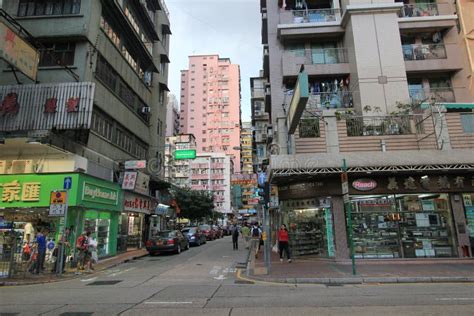 Tsim Sha Tsui Street View In Hong Kong Editorial Stock Photo Image Of