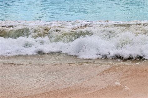 Stunning Indian Ocean Waves At The Beaches On The Paradise Island