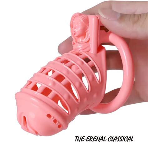 D Printed Chastity Device Male Spiked Cage Torture Rings Sissy Loyal