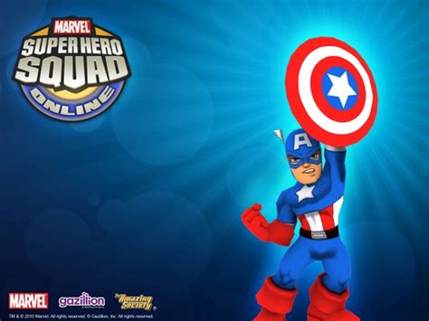 Super Hero Squad Online Captain America Super Hero Squad