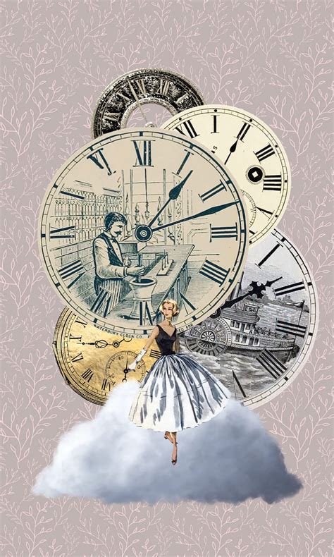 720p Free Download Time Travel Art Clock Desenho Digitalcollage