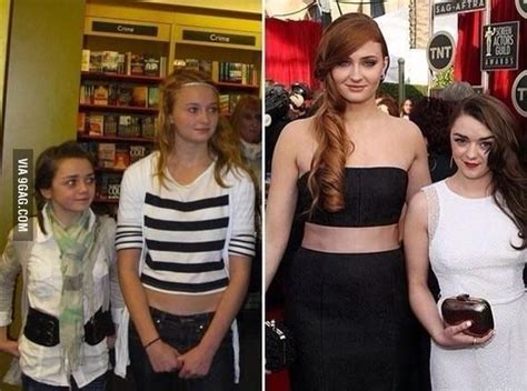 The Stark Girls Then And Now With Images Stark Girls Maisie