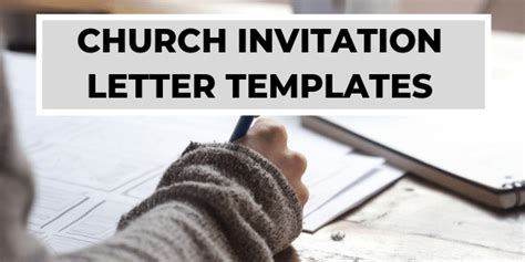 Church Invitation Letters Invitation To Church Event Church Letters