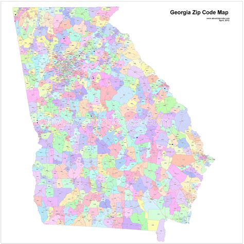 Atlanta Ga Zip Code Map Time Zones Map World