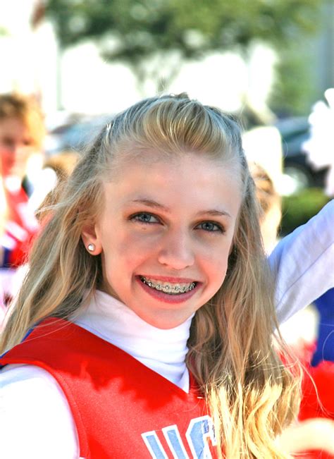 Blond Cheerleader Smiles 2009 Houston Thanksgiving Day Par Flickr