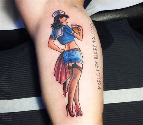 Pinup Girl Tattoo By Marco Pepe Photo 17818
