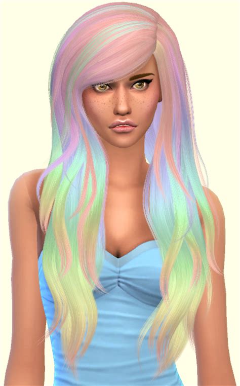 Annetts Sims 4 Welt Rainbow Hair Part 3 Original By Stealthic
