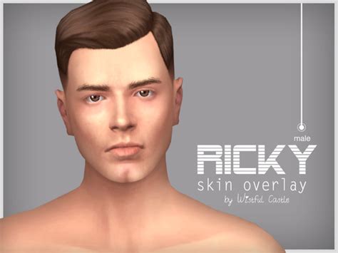 Wistfulcastles Ricky Male Skin Overlay Sims 4 Cc Custom Content