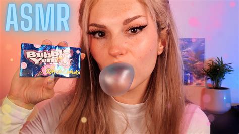 Asmr Tingly Bubble Gum Chewing And Ear To Ear Whispers 🫧 Youtube