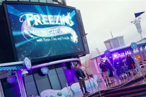 Disney Wonders First Frozen Theme Cruise In Alaska Onboard Theme