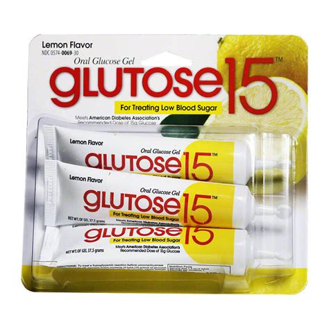 Glutose Oral Glucose Gel Lemon 6930 Glucose Tablets