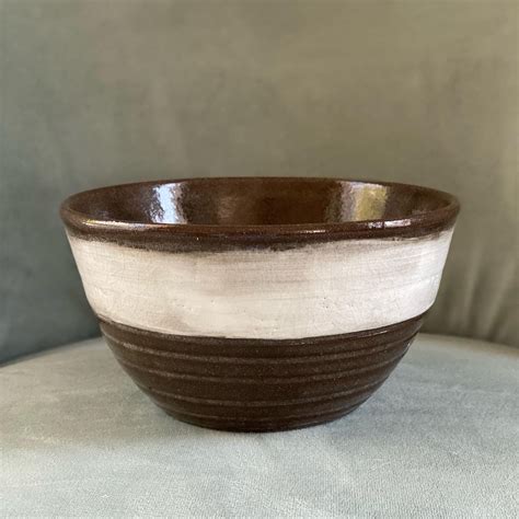Medium Decorative Clay Bowl 675 Etsy