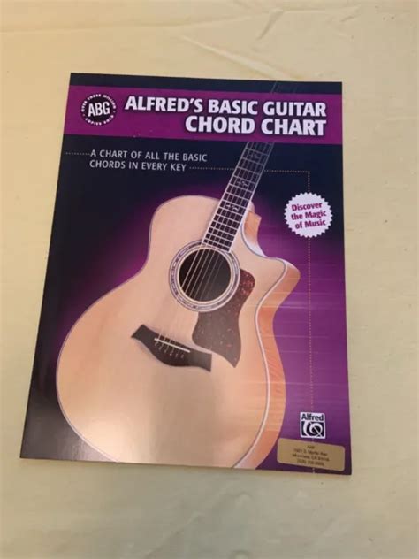 Alfreds Basic Guitar Chord Chart A Chart Of All The Basic Chords In