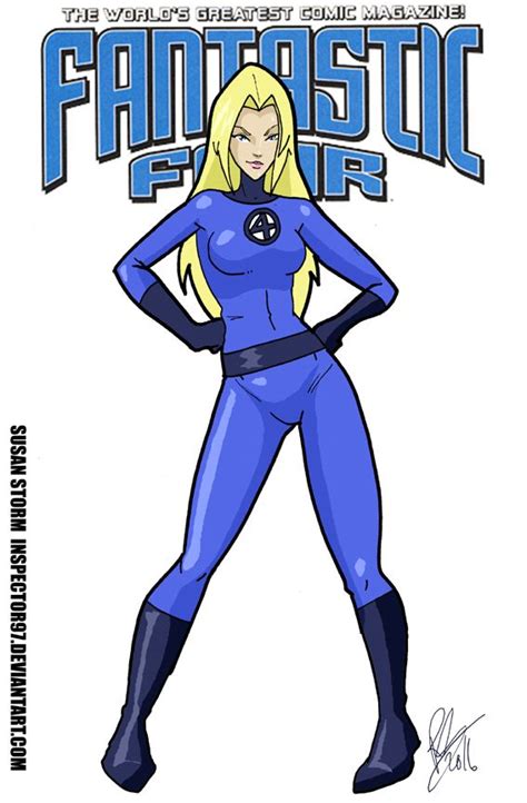 A Woman In Blue Costume Standing With Her Hands On Her Hips