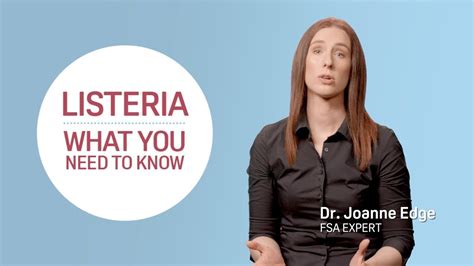 Fsa Explains Listeria Youtube