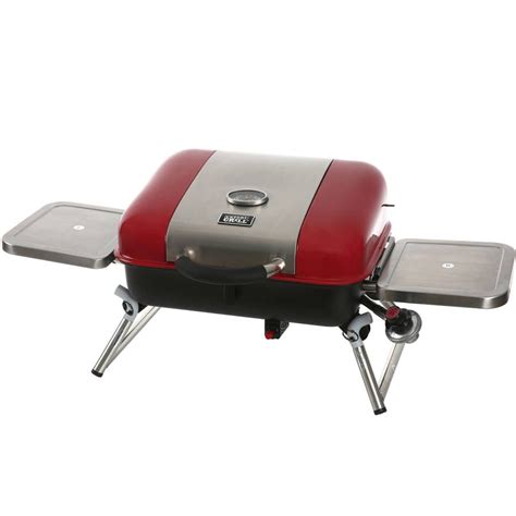 Tabletop Gas Grill Stainless Steel Portable Propane Smoker Outdoor Bbq