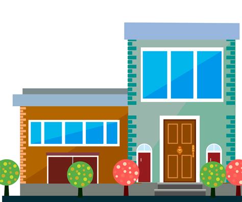 Clipart houses rectangle, Clipart houses rectangle Transparent FREE for download on ...
