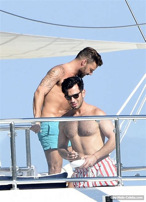 Ricky Martin And His Husband Jwan Yosef Relaxing On A Yacht The Nude Male