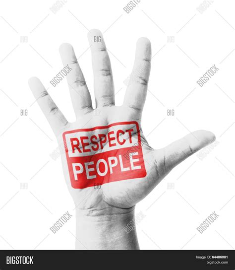 Open Hand Raised Respect People Image And Photo Bigstock
